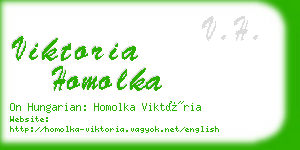 viktoria homolka business card